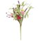 Set of 2 Spring Mix Daisy Bush Artificial Floral Pick Purple Astilbe Pink Daisies Foam Greenery 18 Inch Decorative Vase Home Accent Stem